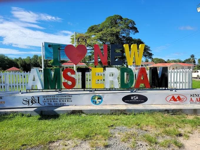 I Love New Amsterdam Sign
